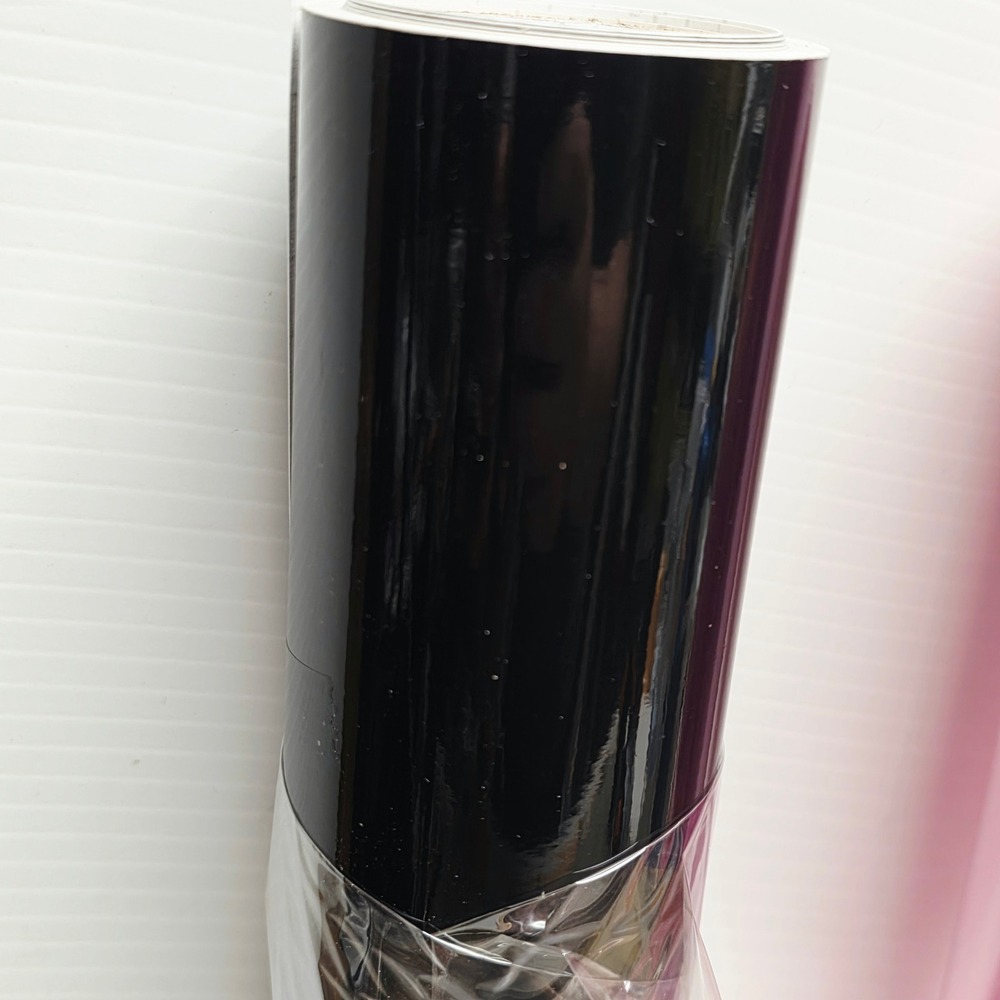 2 Roll Permanent Adhesive Vinyl Gloss Black and Pink Car Decals 12in x 15ft - Picture 2 of 6